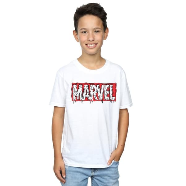 Marvel T-shirt med Drip-logotyp för pojkar