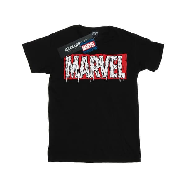 Marvel Boys Drip Logo T-Shirt
