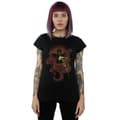 Pikkukuva 2 / 3: Disney Womens/Ladies Aladdin Movie Jafar Dark And Mysterious Cotton T-Shirt