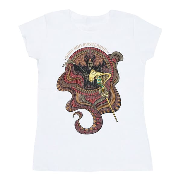 Disney Womens/Ladies Aladdin Movie Jafar Dark And Mysterious Cotton T-Shirt
