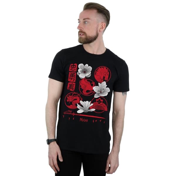 Disney T-shirt med ikoner från Mulan-filmen för herrar