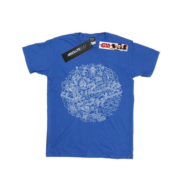 Star Wars Girls Christmas Death Star Cotton T-Shirt