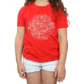 Miniatyrbillede 3 af 5: Star Wars Girls Christmas Death Star Cotton T-Shirt