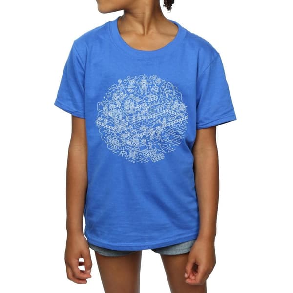 Star Wars Girls Christmas Death Star Cotton T-Shirt