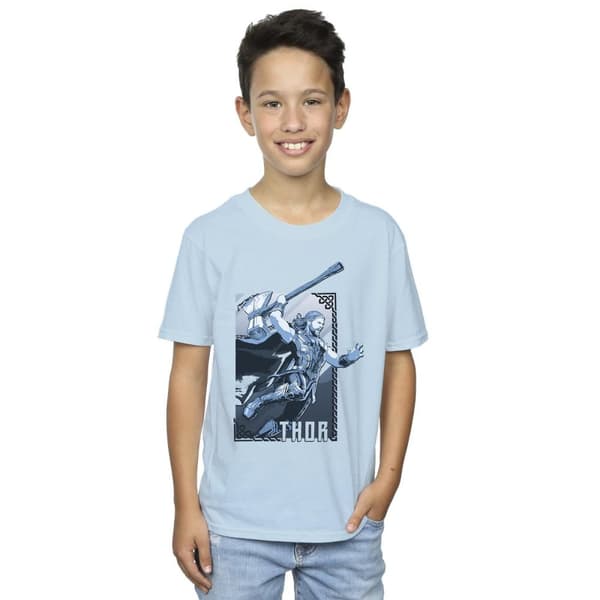 Marvel Pojkar - Thor Love And Thunder Attack T-shirt