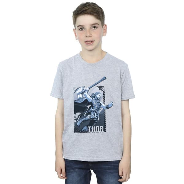 Marvel Pojkar - Thor Love And Thunder Attack T-shirt