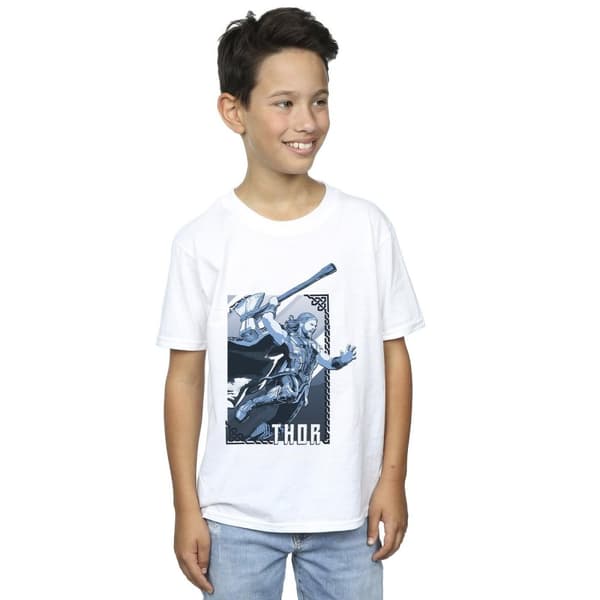 Marvel Pojkar - Thor Love And Thunder Attack T-shirt
