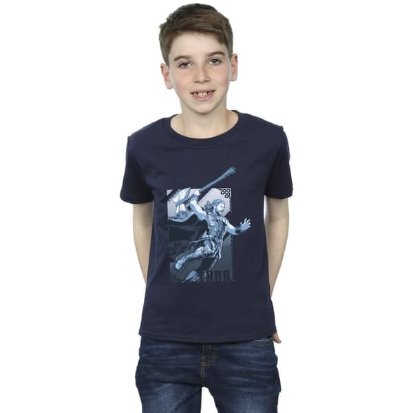 Marvel Pojkar - Thor Love And Thunder Attack T-shirt