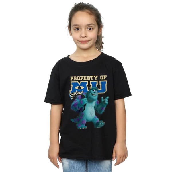 Disney Girls Monsters University Property Of MU Sulley Cotton T-Shirt