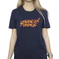Miniatyrbillede 3 af 4: Netflix Womens/Ladies Stranger Things Logo Breaking Cotton Boyfriend T-Shirt