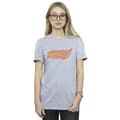 Miniatyrbillede 2 af 4: Netflix Womens/Ladies Stranger Things Logo Breaking Cotton Boyfriend T-Shirt
