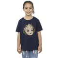 Miniatyrbild 2 av 3: Marvel T-shirt i bomull med trähuvud för flickor - I Am Groot