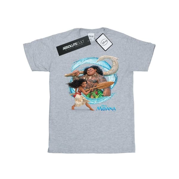 Disney Mens Moana And Maui Wave T-Shirt
