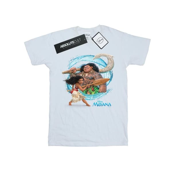 Disney Mens Moana And Maui Wave T-Shirt