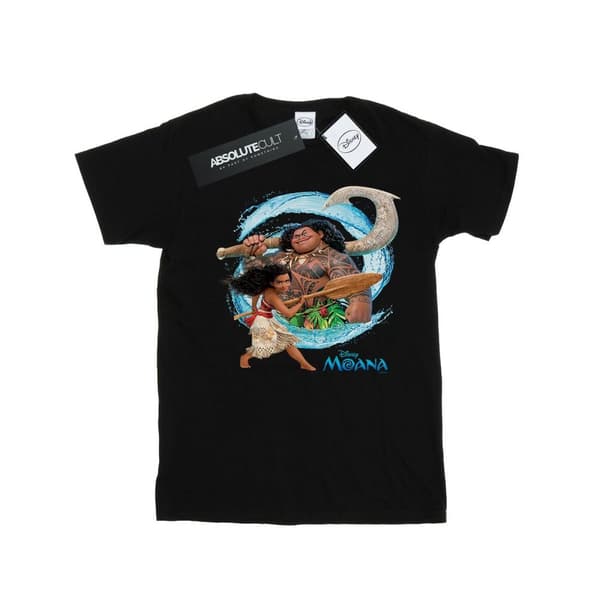 Disney Mens Moana And Maui Wave T-Shirt
