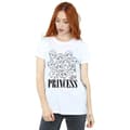 Miniatyrbild 2 av 3: Disney Dam/dam Princess Multi Faces Boyfriend T-shirt i bomull