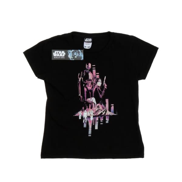 Star Wars Rogue One - Jyn och K-2SO - bomulls-T-shirt för flickor