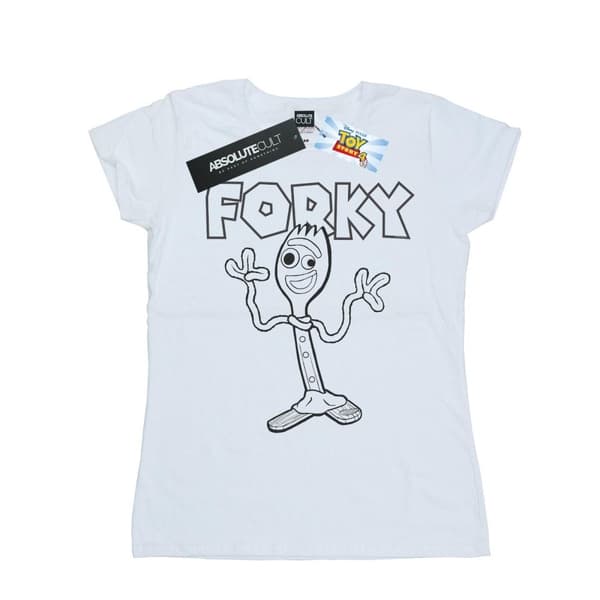 Disney Dam/Tjej Toy Story 4 Forky T-shirt i bomull