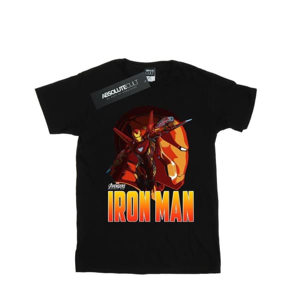 Marvel Pojkar Avengers Infinity War Iron Man Character T-shirt Black 9-11 Years