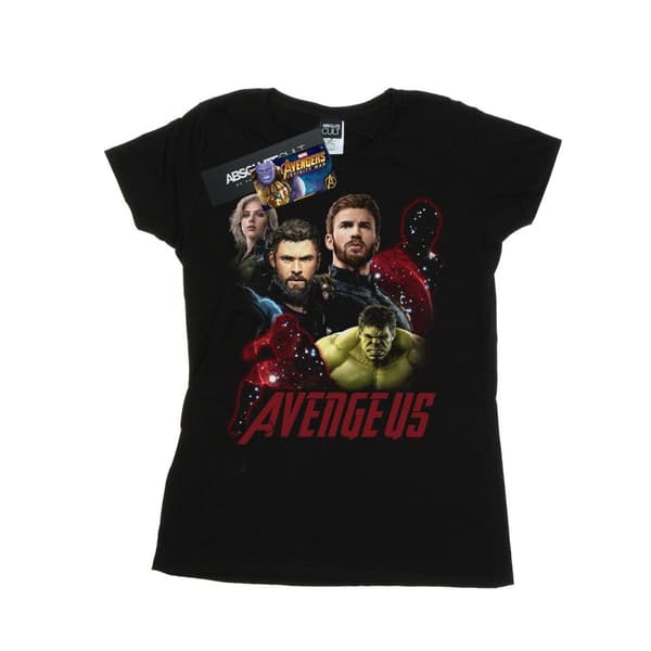 Marvel Womens/Ladies Avengers Infinity War The Fallen Cotton T-Shirt
