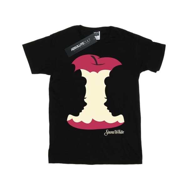 Disney Princess Girls Snow White Silhouette Cotton T-Shirt