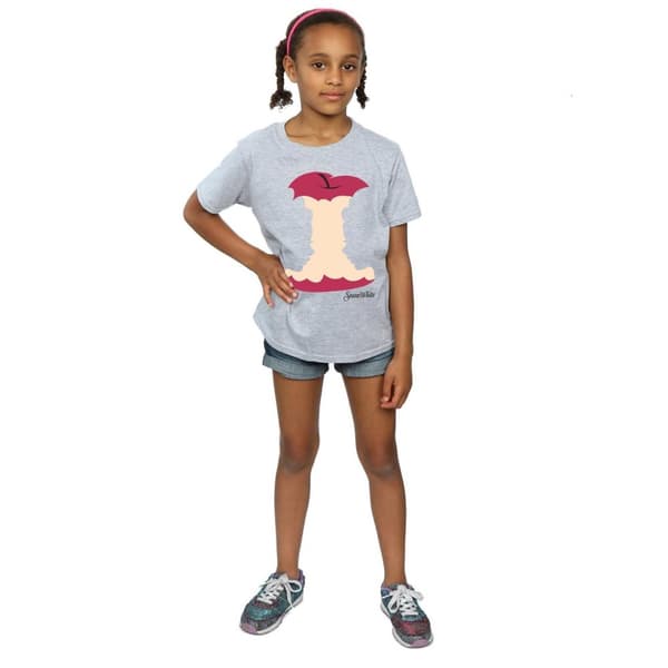 Disney Princess Girls Snow White Silhouette Cotton T-Shirt