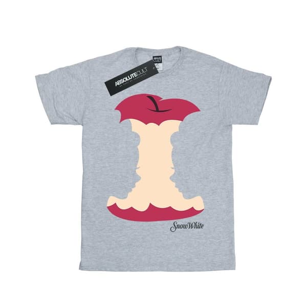 Disney Princess Girls Snow White Silhouette Cotton T-Shirt