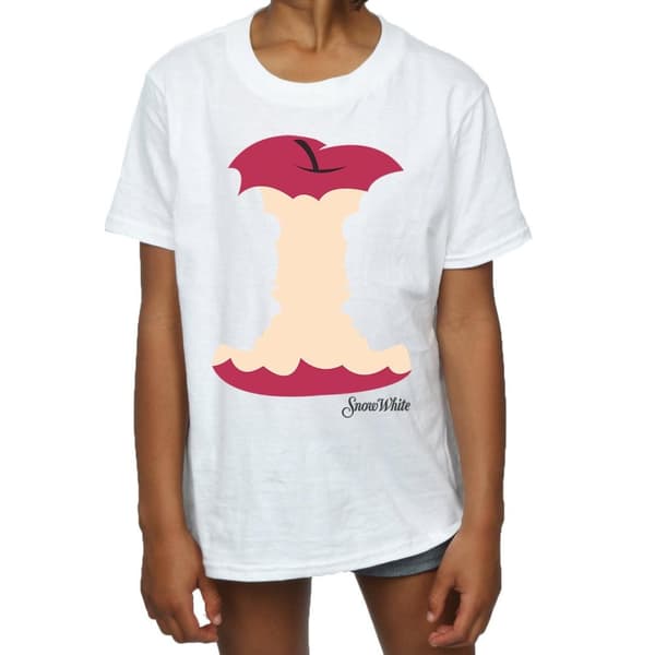Disney Princess Girls Snow White Silhouette Cotton T-Shirt