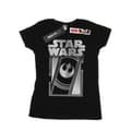 Miniatyrbillede 1 af 4: Star Wars Womens/Ladies The Last Jedi Frame Metallic Cotton T-Shirt