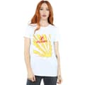 Miniatyrbild 2 av 3: DC Comics Dam/Tjej The Flash Lightning Bolts Boyfriend T-shirt i bomull