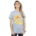 Miniatyrbild 2 av 3: DC Comics Dam/Tjej The Flash Lightning Bolts Boyfriend T-shirt i bomull
