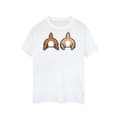 Miniatyrbillede 1 af 3: Disney Womens/Ladies Chip N Dale Backside Breast Print Cotton Boyfriend T-Shirt