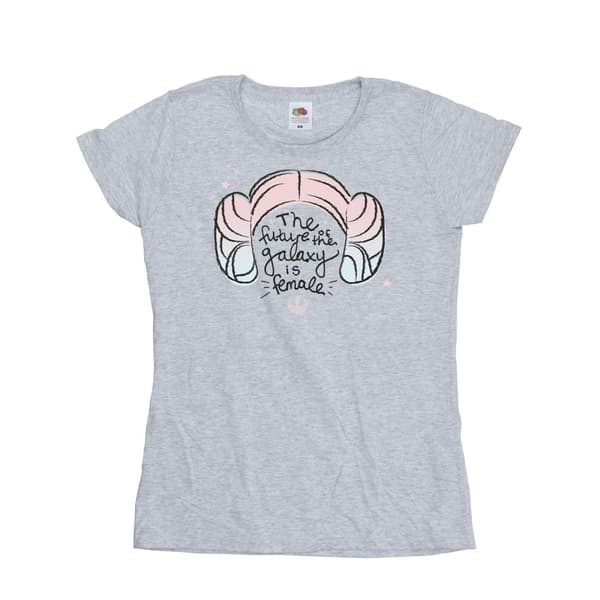 Star Wars Womens/Ladies Princess Leia Future Of The Galaxy Cotton T-Shirt