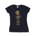 Miniatyrbild 1 av 3: Marvel Dam/kvinnor - I Am Groot Wave Pose - Bomulls-T-shirt
