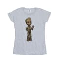 Miniatyrbild 1 av 2: Marvel Dam/kvinnor - I Am Groot Wave Pose - Bomulls-T-shirt