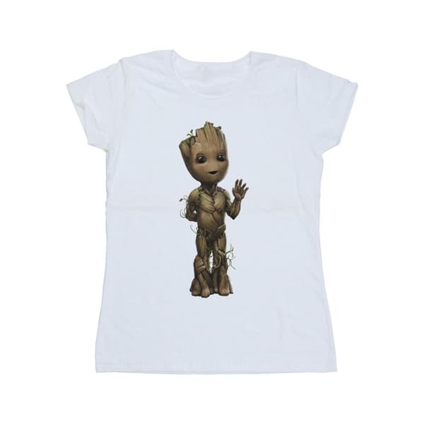 Marvel Dam/kvinnor - I Am Groot Wave Pose - Bomulls-T-shirt