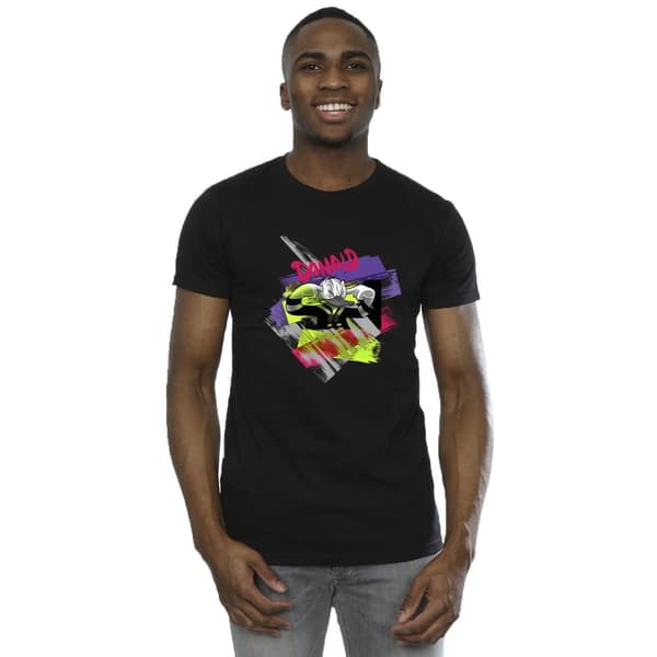 Disney Mens Donald Duck Ear Plug Bright T-Shirt