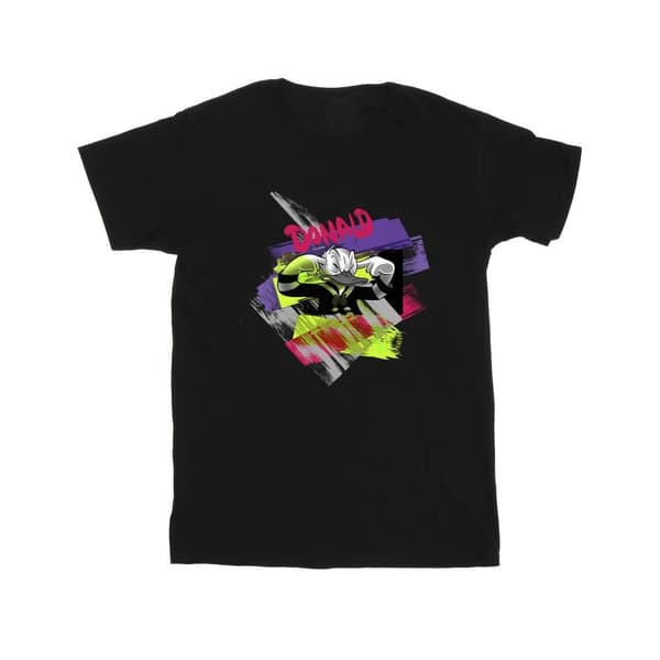 Disney Mens Donald Duck Ear Plug Bright T-Shirt
