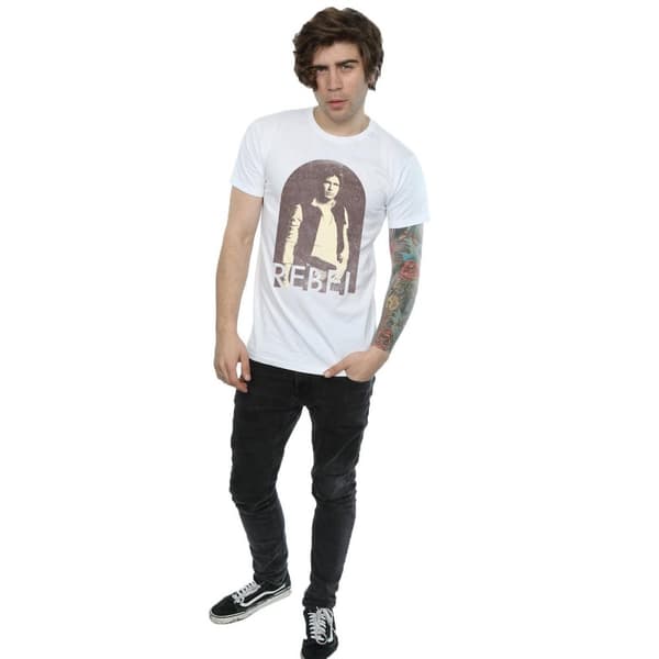 Star Wars Mens Han Solo Rebel T-Shirt