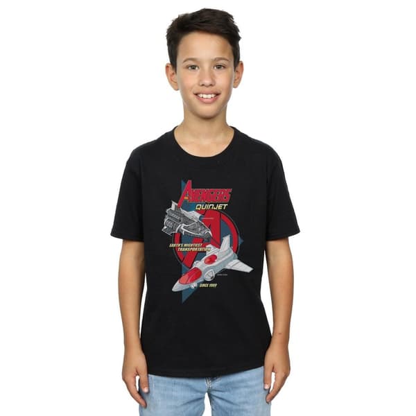 Marvel Boys The Avengers Quinjet 1969 T-Shirt