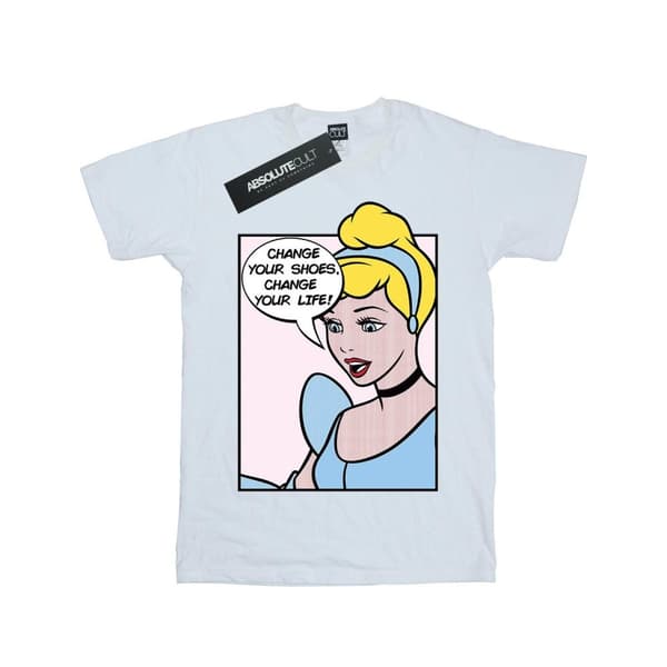 Disney Princess Cinderella Pop Art T-shirt i bomull för flickor