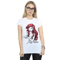 Miniatyrbillede 2 af 3: Disney Womens/Ladies Ariel Shell Sketch Cotton T-Shirt