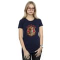 Miniatyrbild 2 av 3: Marvel Dam/Tjej Captain Marvel Gås Cool Cat Bomulls-T-shirt