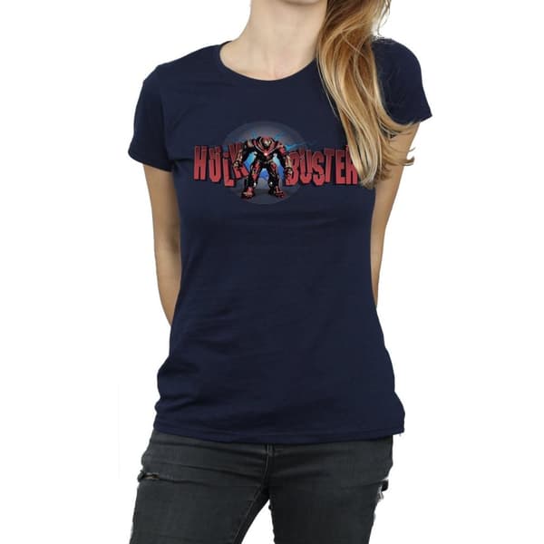 Marvel Dam/Tjej Avengers Infinity War Hulkbuster 2.0 T-shirt i bomull