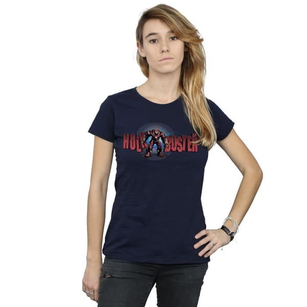 Marvel Dam/Tjej Avengers Infinity War Hulkbuster 2.0 T-shirt i bomull