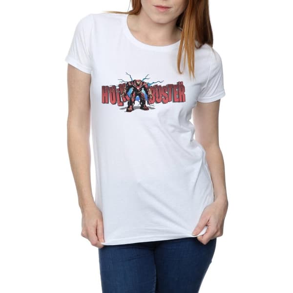 Marvel Dam/Tjej Avengers Infinity War Hulkbuster 2.0 T-shirt i bomull