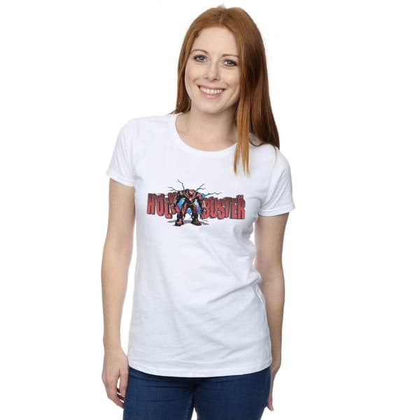 Marvel Dam/Tjej Avengers Infinity War Hulkbuster 2.0 T-shirt i bomull