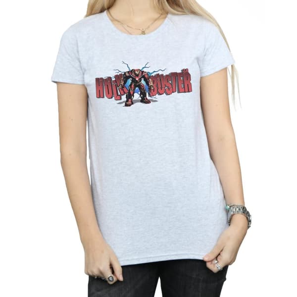 Marvel Dam/Tjej Avengers Infinity War Hulkbuster 2.0 T-shirt i bomull