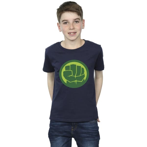 Marvel T-shirt med Hulkens logotyp på bröstet för pojkar