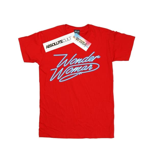 DC Comics Girls Wonder Woman 84 Neon Wonder Woman Cotton T-Shirt